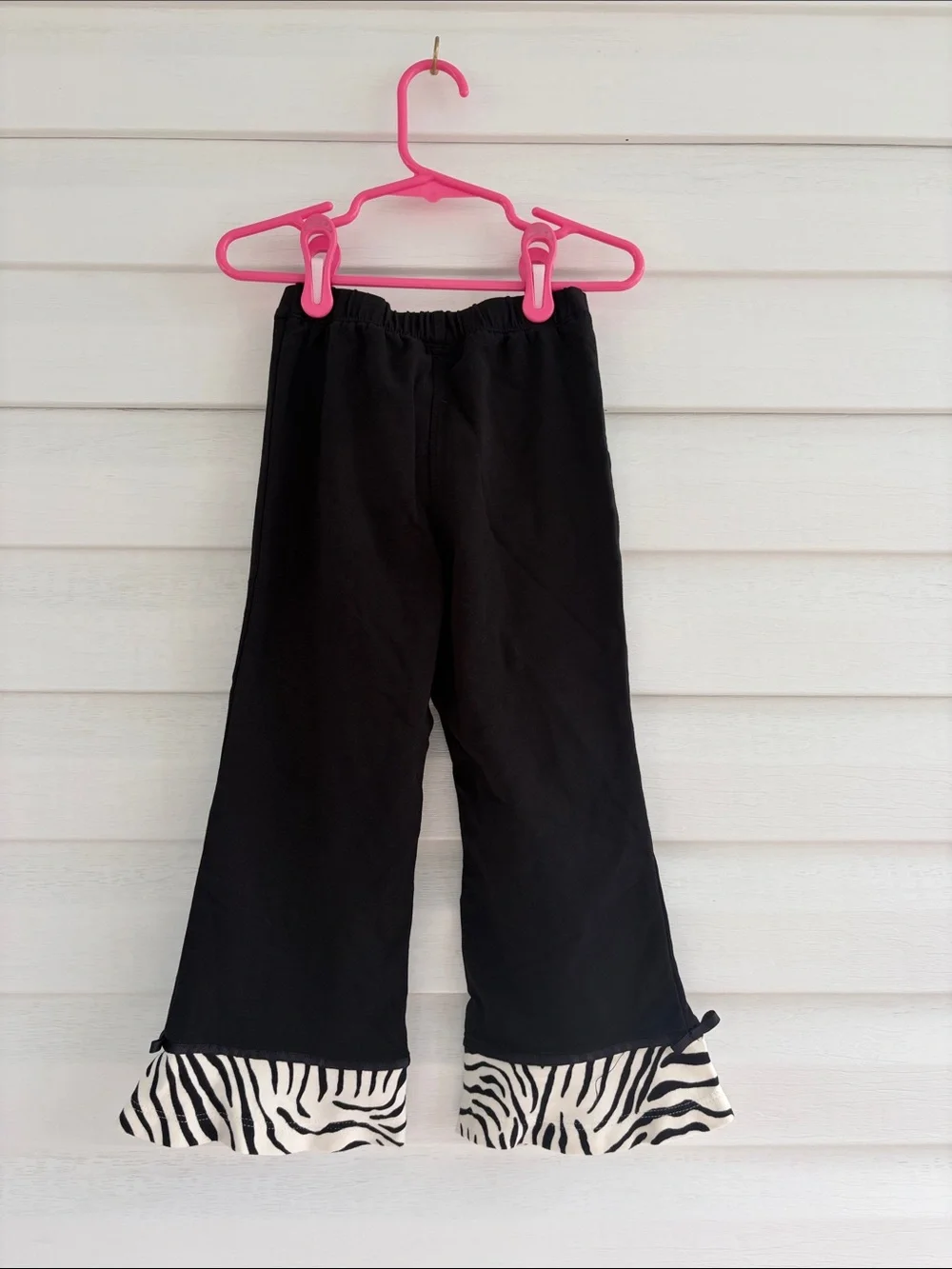 Gymboree Vintage Y2K Zebra Yoga Pants 3T NWT Flare Leg Animal Print Zoo Days